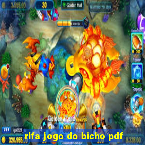 rifa jogo do bicho pdf